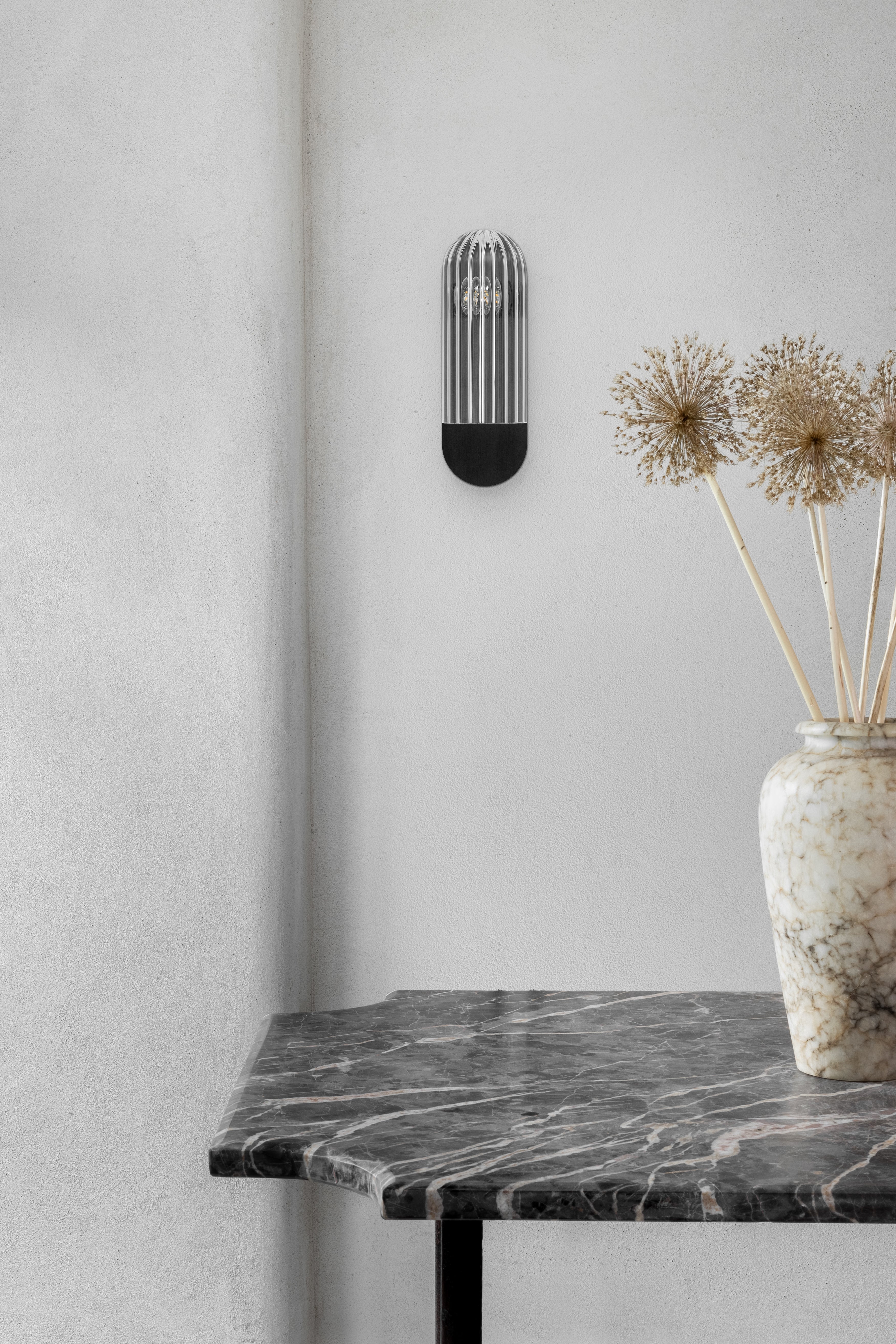Schwung Odyssey Paris Black Gunmetal Wall Light